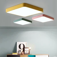 minsihause modern creative simple square ceiling five color energy saving lamp led smart lighting living room bedroom decoration
