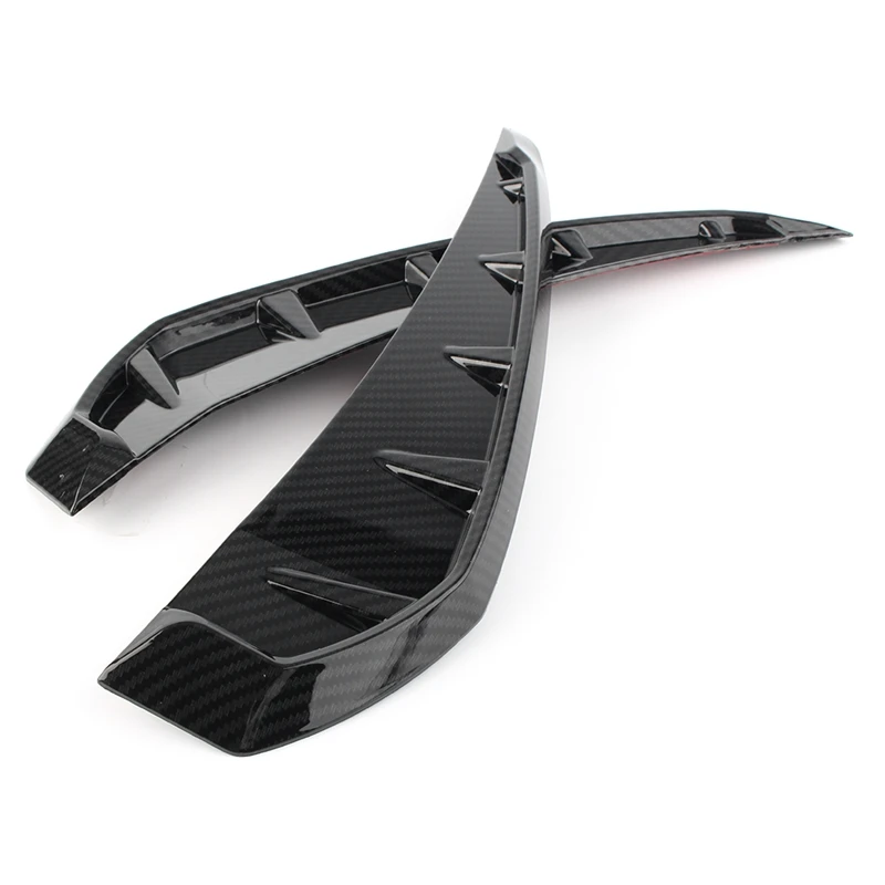 

Car Shark Grille Air Flow Side Vent Exterior Grill Decoration for Honda Civic 2016-2018 ABS Plastic Carbon Fiber