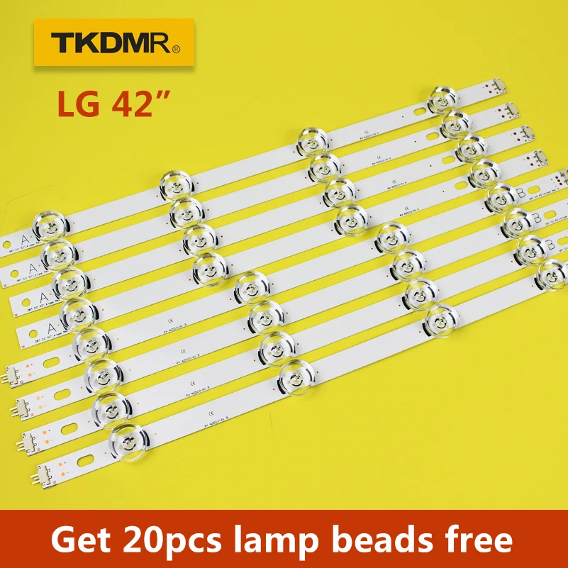LED подсветка INNOTEK DRT 3.0 лента с 8 светодиодами для телевизора LG 42 дюйма 6916L 1709B 1710B 1957E