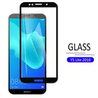 Для huawei y5 lite 2018 защита для экрана закаленное стекло защитное стекло на y 5 lite 9h твердость 5,45 ''полное покрытие защитная пленка