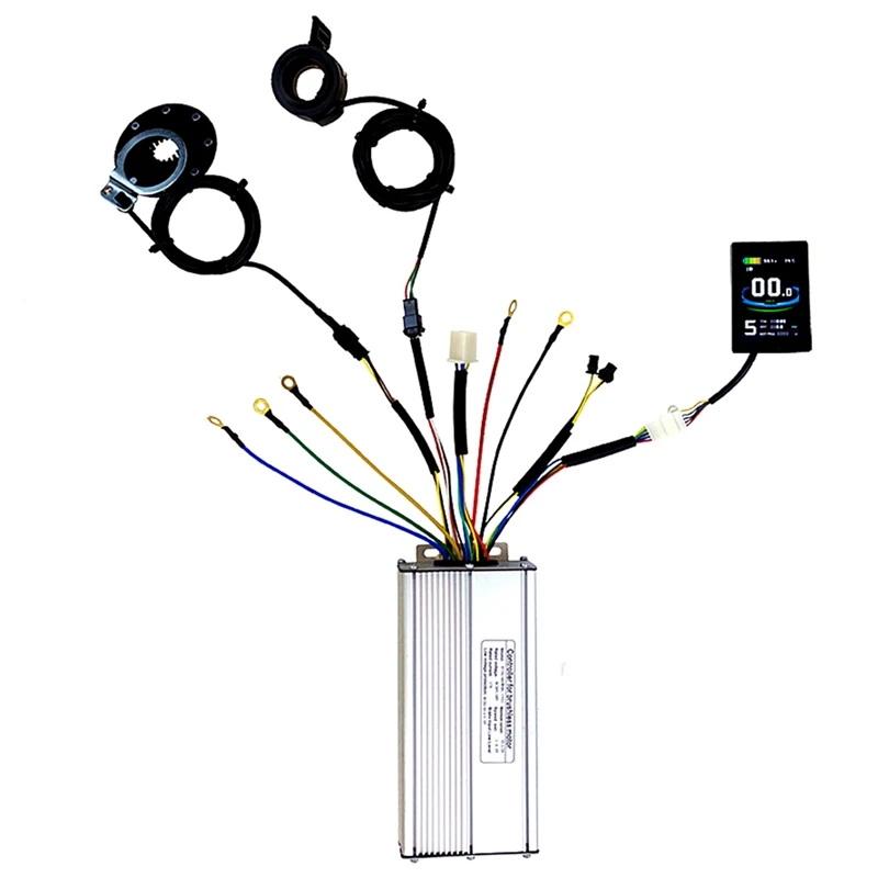 

36V/48V 1000W 30A Electric Bicycle Sine Wave Controller KT LCD8S Display&Thumb Throttle and Sensor SM Accessories