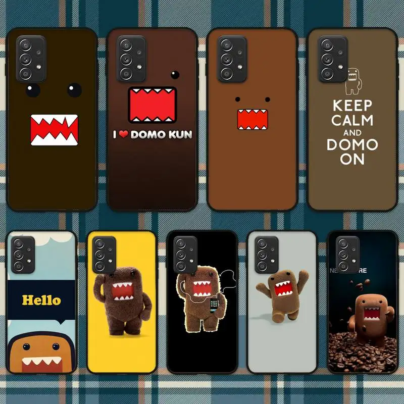 Милый чехол для телефона RUICHI Domo-kun Samsung Galaxy S10 S20 S21 Note10 20Plus Ultra Shell - купить по