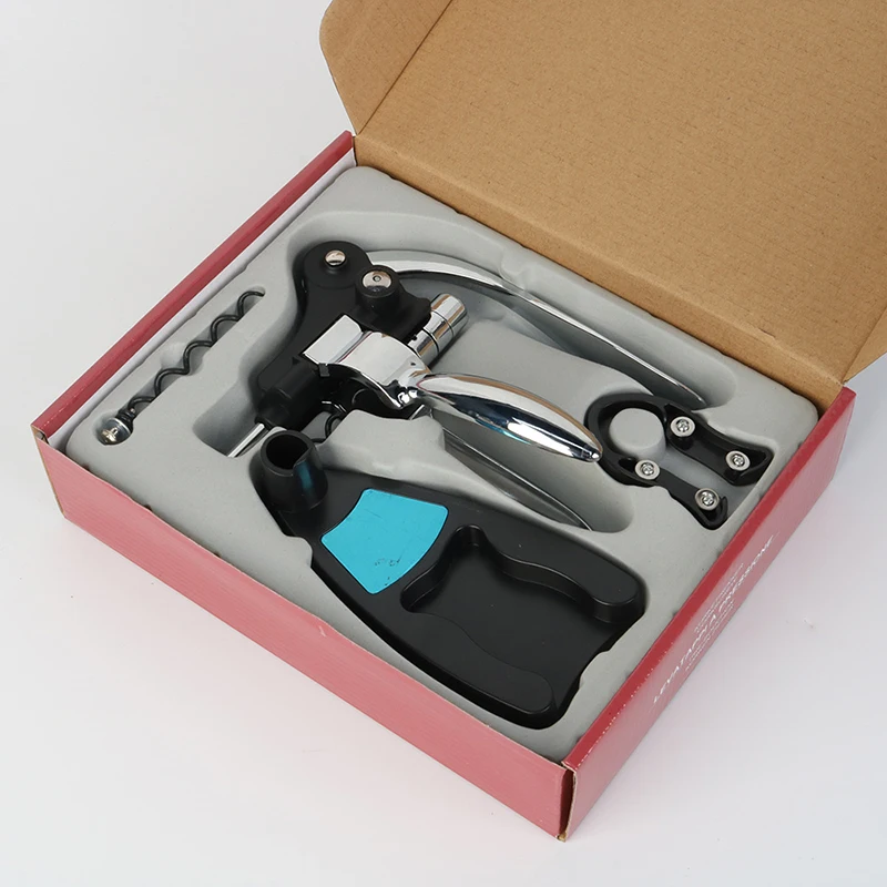 

Wine Corkscrew Set High Quality Wine Tool Exquisite Gift Box Set Rabbit-Shaped Reinforced Alloy Material Wine Opener Household