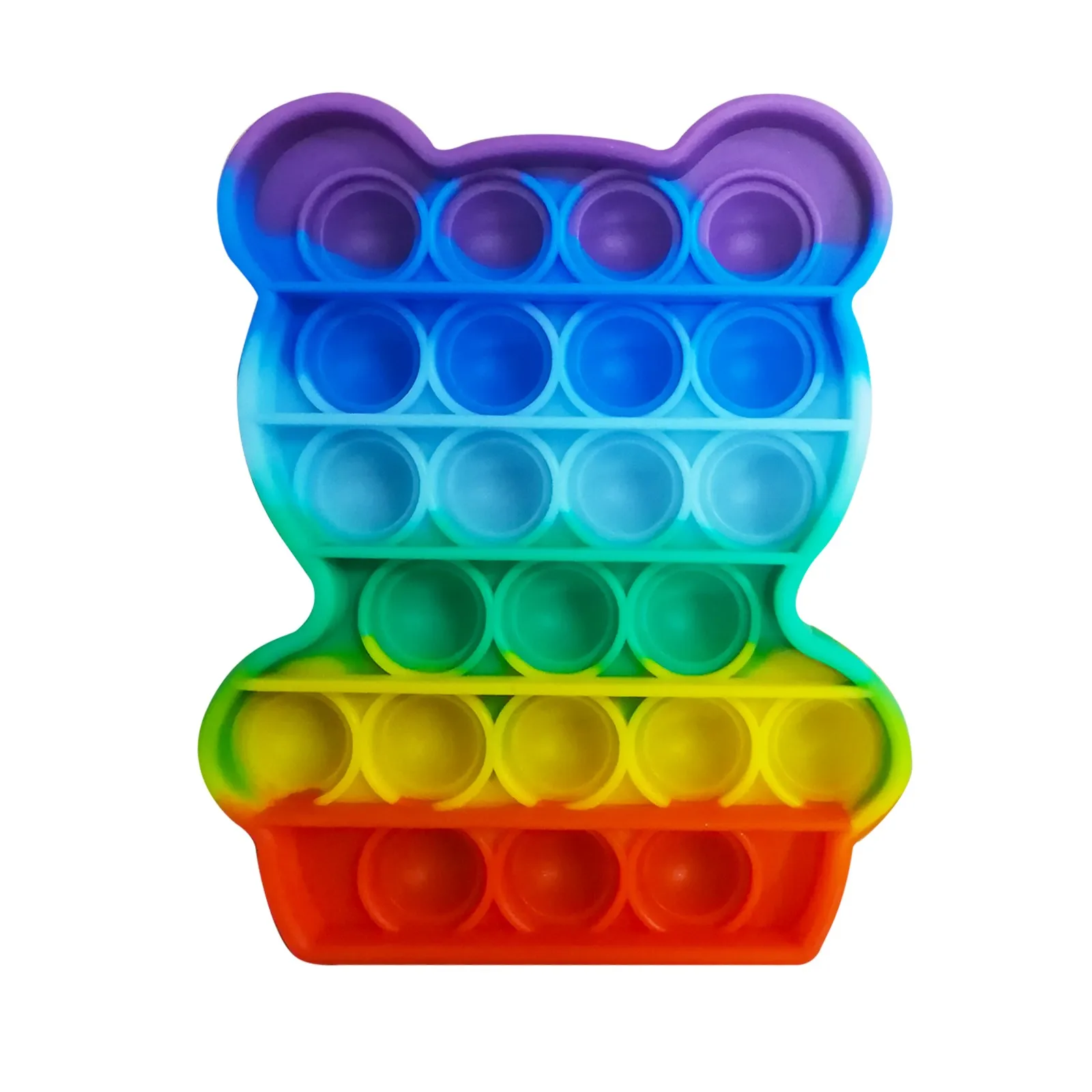 

Toys Silicone Autism Special Needs Relieve Toys 1PC Push Bubble Fidget Sensory Toy Autism Special Needs Stress Reliever New