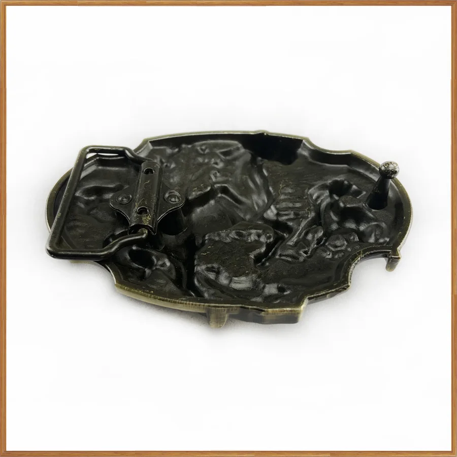 Пряжка для ремня Buckleclub Мужская в ретро стиле латунная ретро-пряжка джинсов