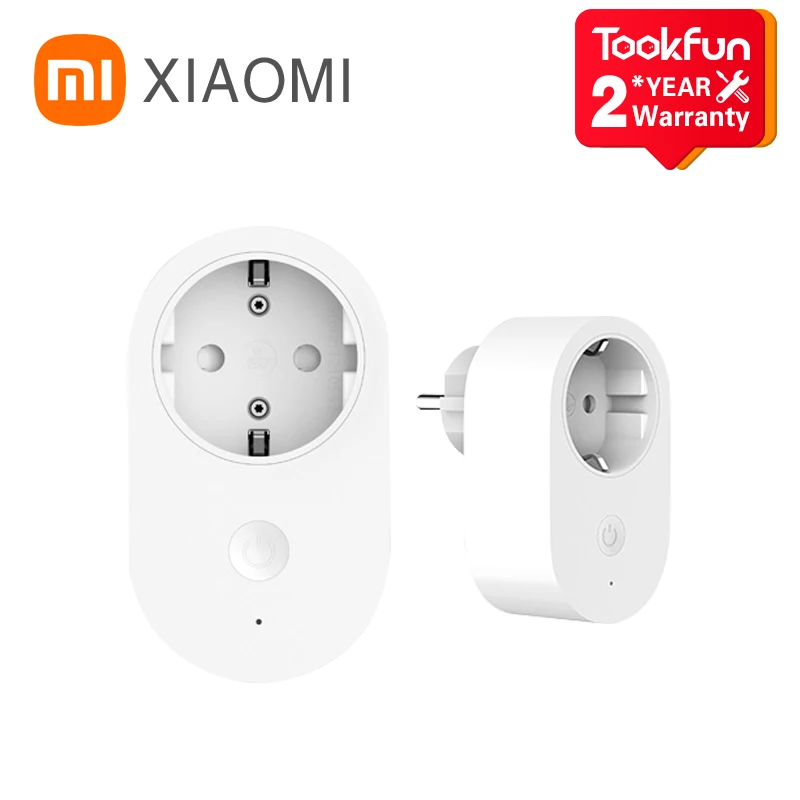 

Global Version Xiaomi Mi Smart Plug WiFi 16A EU Power Adapter Wireless Switch Socket Extension Mi Home App Remote Control