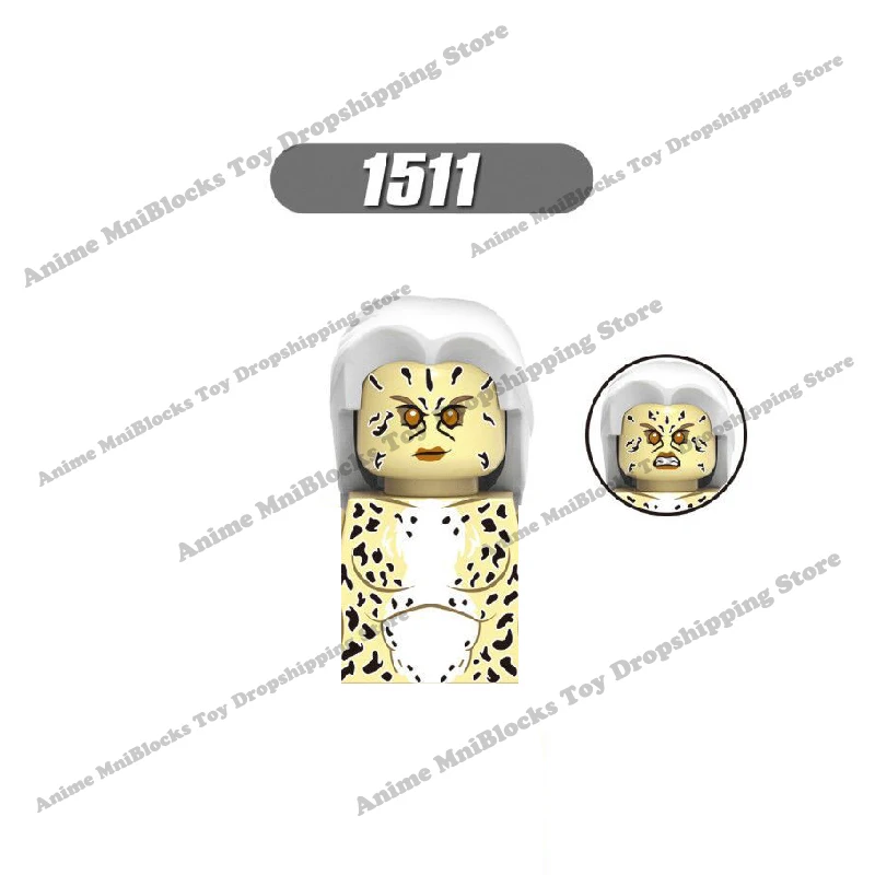 X0288 Бэтмен чудо-женщина Барбара Гепард аниме куклы пластиковые мини Экшн-игрушки