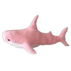 Плюшевые игрушки, 60 см, 80 см, 100 см, мягкая кукла, розовая Акула, дети, детская подушка для чтения для мальчиков, подарок на день рождения
