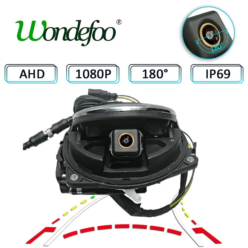 180 градусов 1080P AHD HD Автомобильная камера заднего вида для Volkswagen VW POLO 6C 6R Before 2019