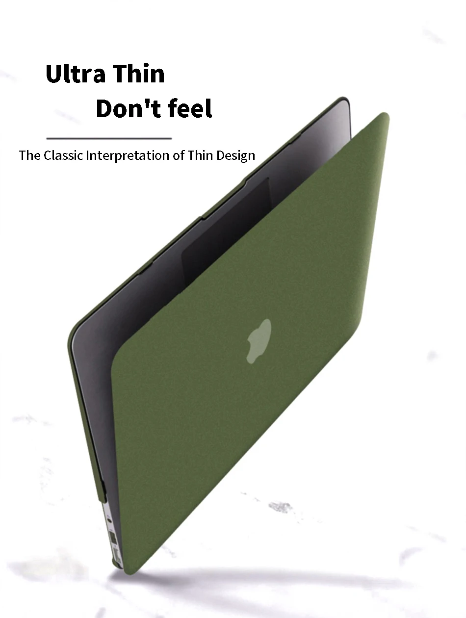 Матовый чехол для ноутбука Macbook Air Pro 11 12 13 15 16 дюймов сенсорная панель pro A2251 A2289 A2159