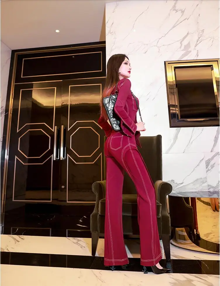 Женский комбинезон с длинным рукавом офисный повседневный для девушек и женщин