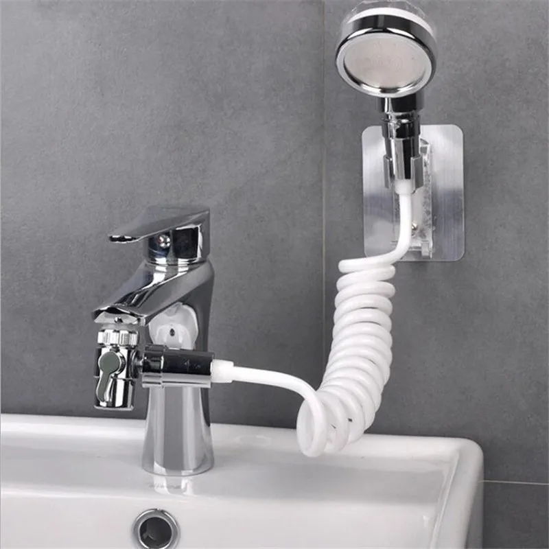 Küche Waschbecken Wasserhahn Externe Dusche Kopf Wc Flush Verlängerung Tap Kleine Düse Waschen Haar Dusche Mit Halter