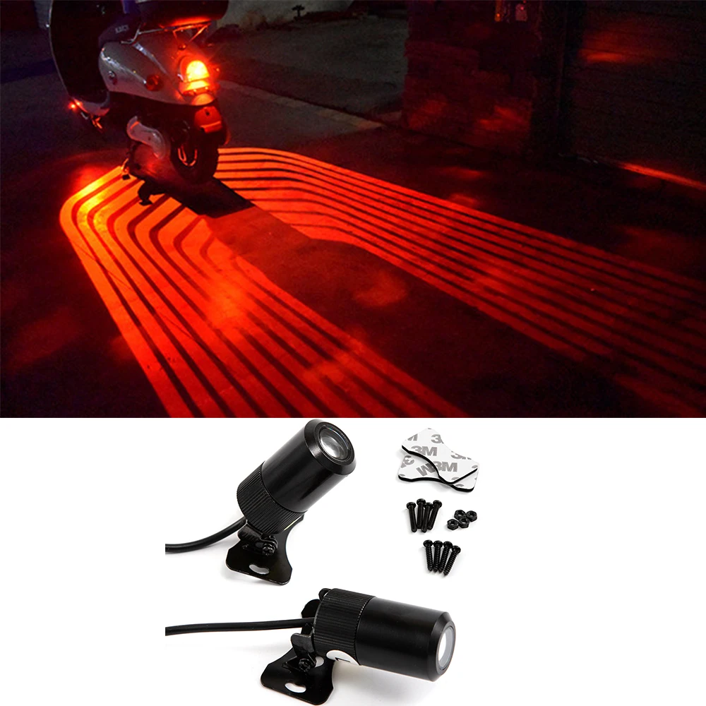 

Универсальная светодиодная подсветка «ангельские крылья» для мотоцикла, приветственная подсветка для двери двигателя, прожектор для лужайки, 12 В, Красный/холодный синий