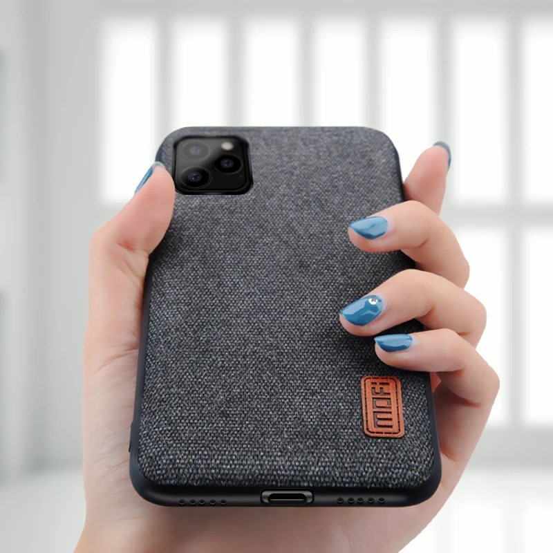 Чехол для iPhone 11 Pro Max, чехол для телефона iPhone 11, Max Cloth, темно-синий, для iPhone 11 Pro max 5,8 6,1 6,5, чехол