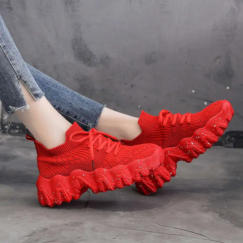 

Женские кроссовки для бега Chussure, спортивные кроссовки с мягкой подошвой, женские кроссовки Snicker, женская спортивная обувь, кроссовки для тен...