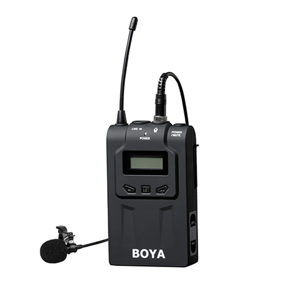 BOYA BY WM6T беспроводной Lav микрофон передатчик Комплект UHF CH48 100m бодипак