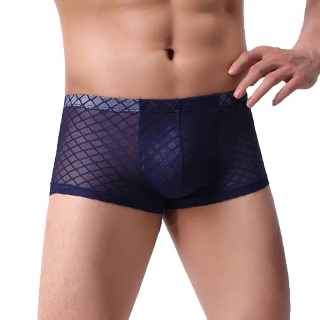 JAYCOSIN кружевное нижнее белье для мужчин тонкие прозрачные трусы большие размеры M