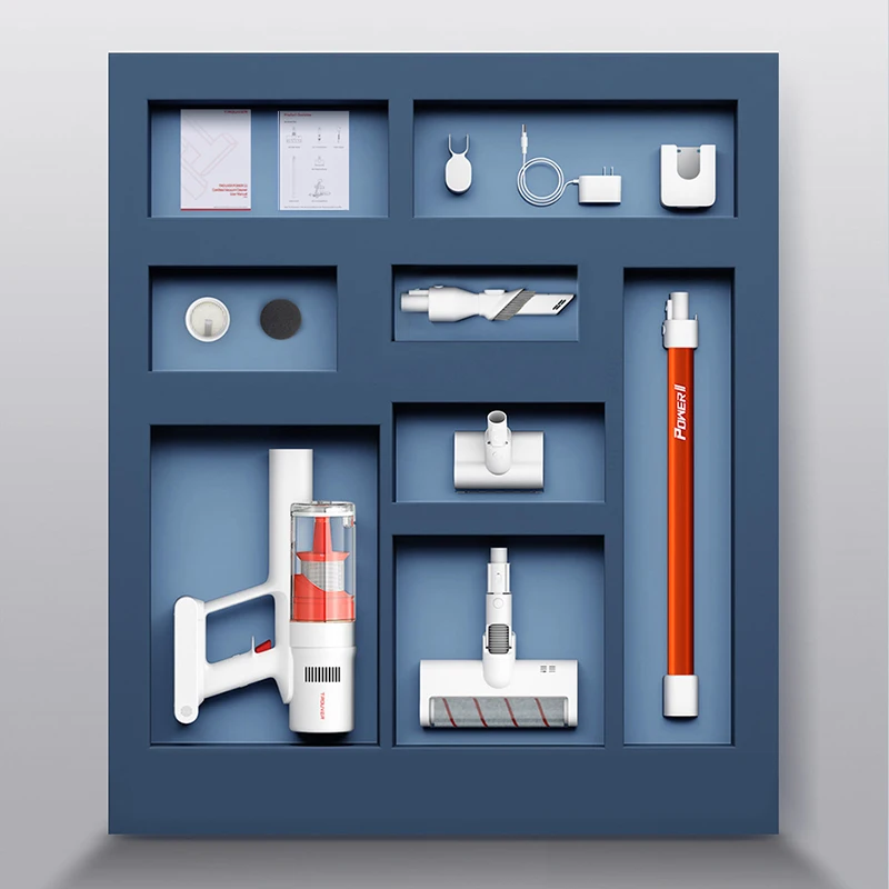 Портативный пылесос TROUVER Power 11 для дома и автомобиля беспроводная щетка с