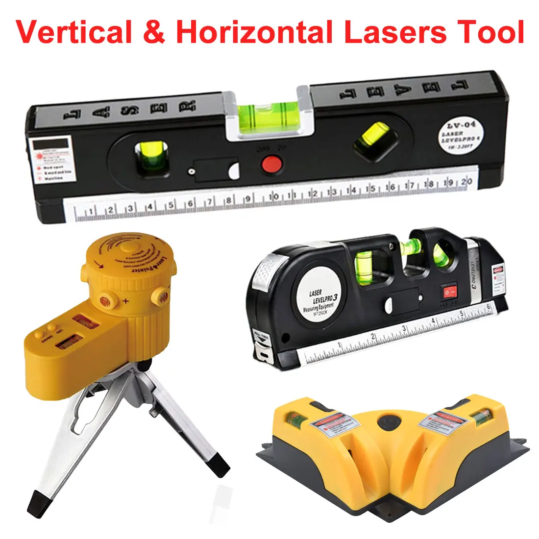 Многофункциональный лазерный уровень со штативом|Лазерные уровни| |