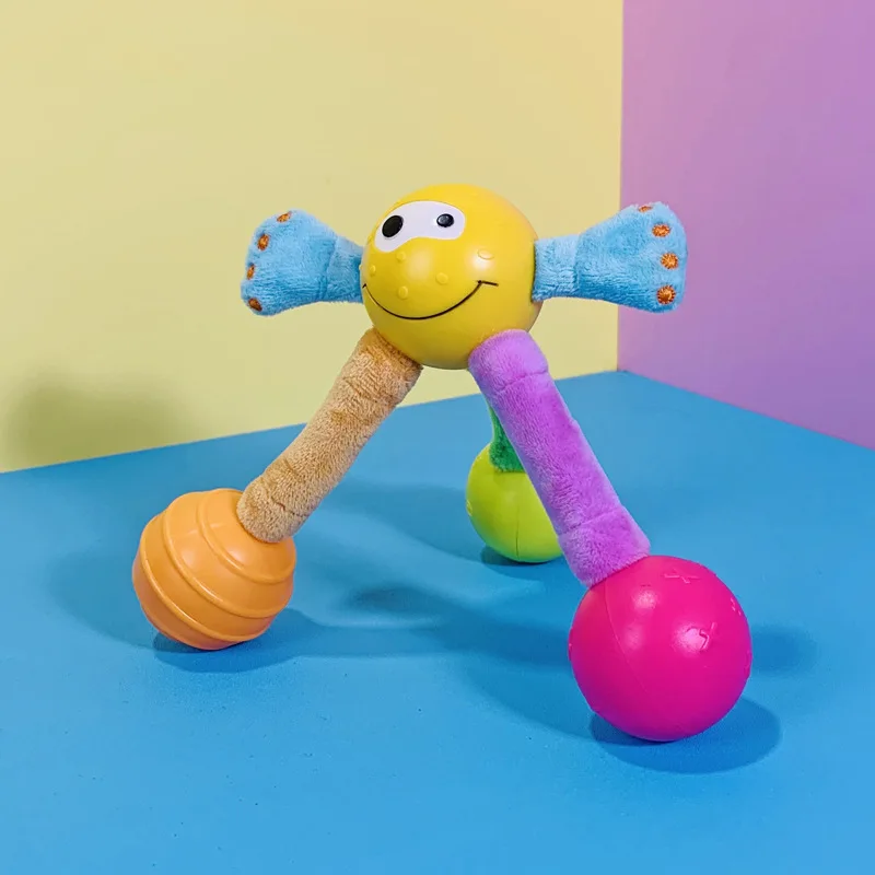 Новинка разноцветные шарики ручные колокольчики развлекательные развивающие