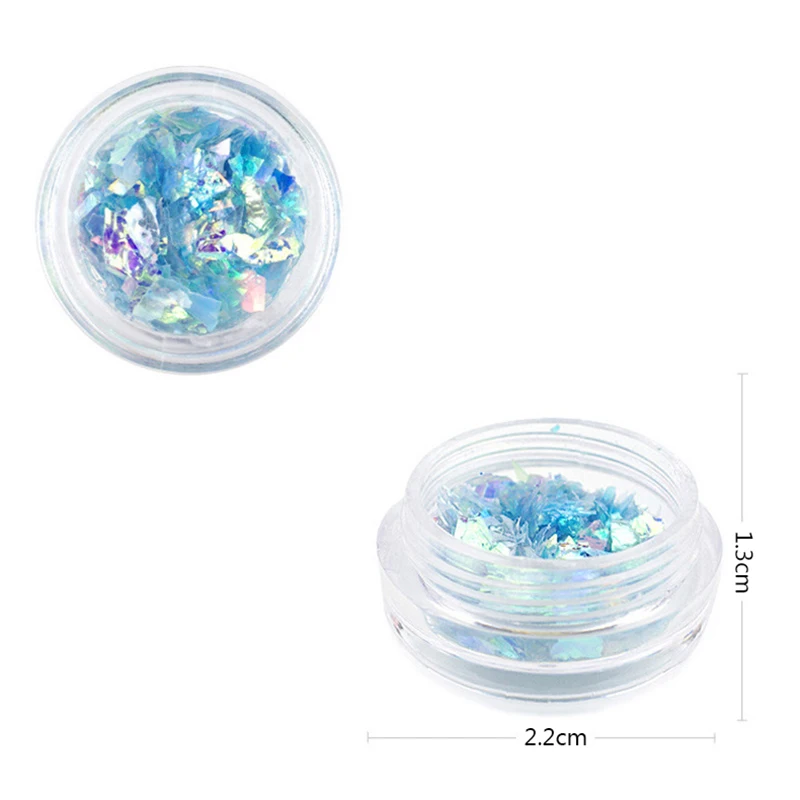 Необычная блестящая оболочка бумага украшение для ногтевого дизайна