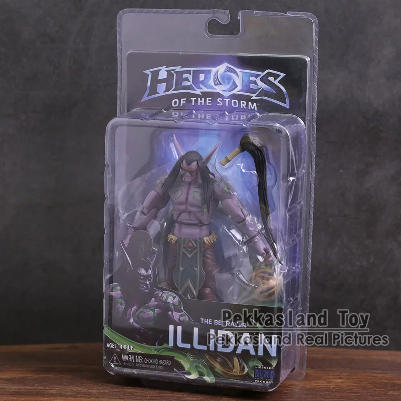 NECA &quotHeroes of The Storm&quot иллидана ПВХ фигурка Коллекционная модель игрушки 7 &quot18