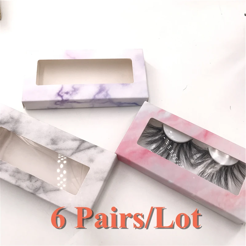 Ресницы 6 парт/лот 27 мм оптовая продажа Прямая поставка супер длинные 5D ресницы