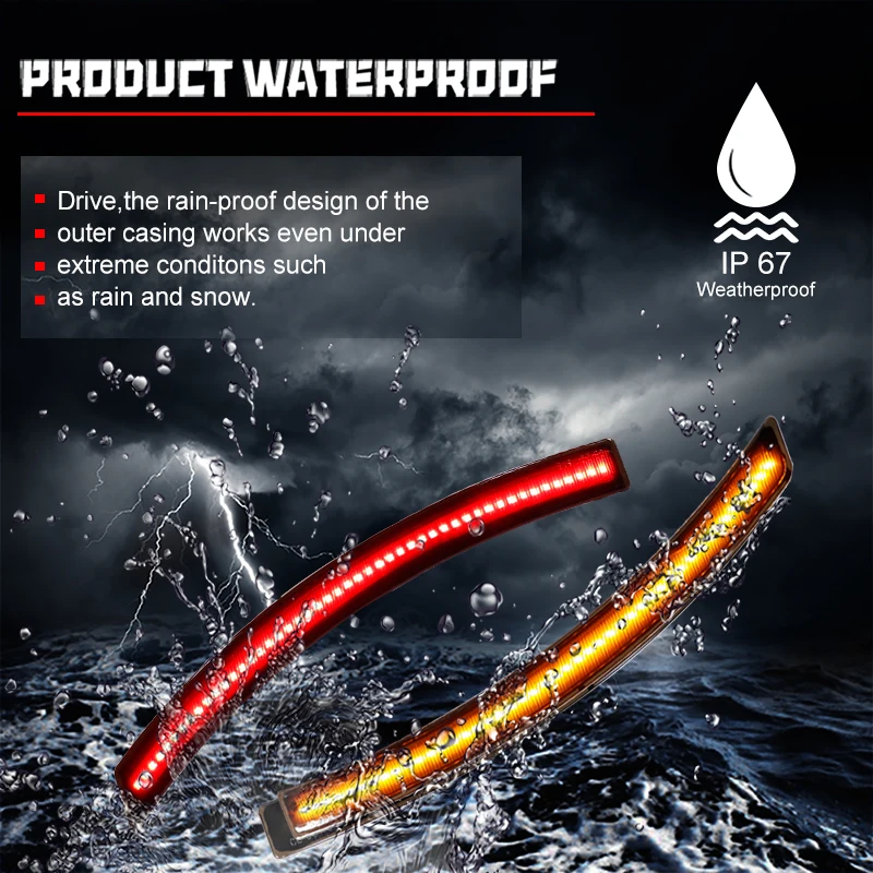 Без ошибок дымчатые линзы передние желтые задние красные автомобильные фонари