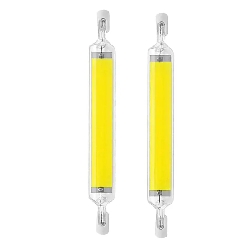 

LED R7S COB Glass Tube 118mm J118 78mm J78 Super Bright COB Light Bulb 110V AC 220V Home Replace Halogen High power Lamp