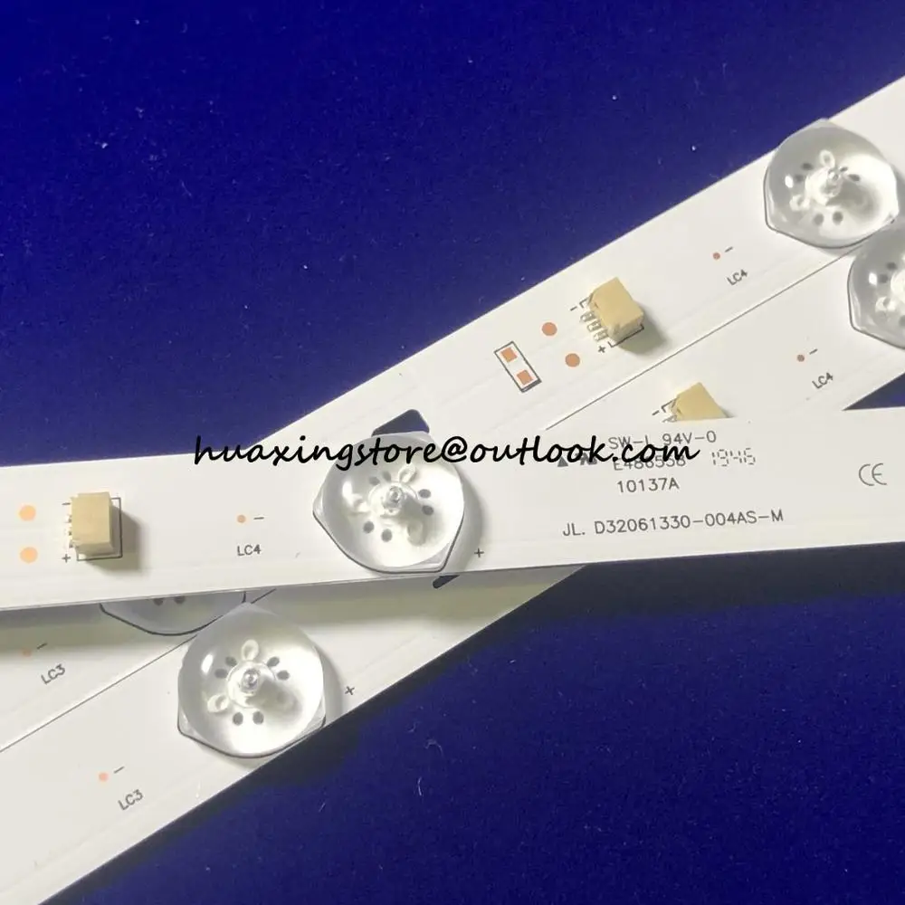 2 шт. светодиодный подсветка полосы 6 лампы для JL.D32061330 004AS M057GS 4C LB320T JF3 LVW320CSDX E13 V57 W32H