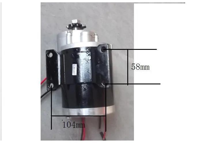 

Permanent magnet DC brushed gear motor MY1020Z-600W/48V/36 electric tricycle accessories
