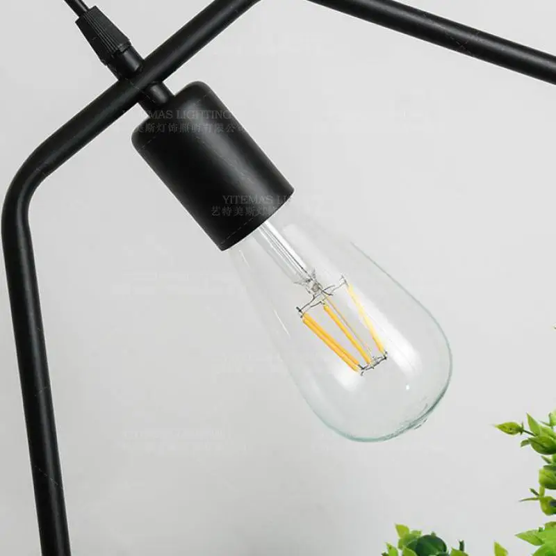 Современный маленький зеленый подвесной светильник для растений лофт кухонная