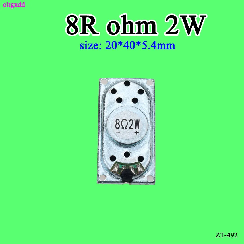 2 шт./лот громкий динамик cltgxdd Вт 8R 4020 8 Ом 40*20 мм Толщина 5 4 | Обустройство дома