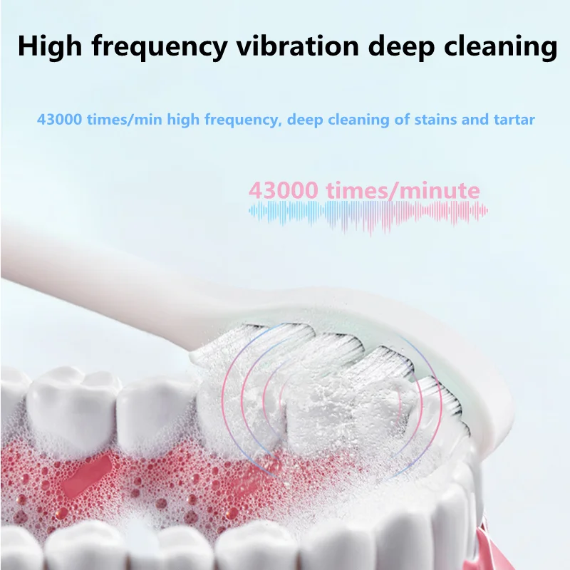 

The new 7-level waterproof electric toothbrush three-speed adjustment adult rechargeable soft sonic electric toothbrush