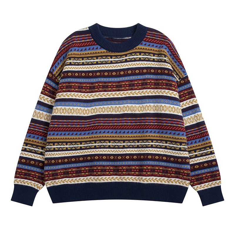 Женский Повседневный Свободный вязаный пуловер осенний Новый дизайн зимний