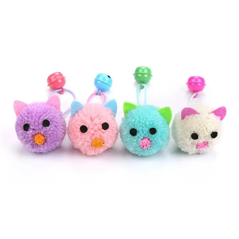 

Kapmore 4pcs/set Cat Mice Shape Toys Bite-Resistant Interactive Bell Decor Cat Bite Toy Cat Teaser Toy Pet Supplies Cat Favors
