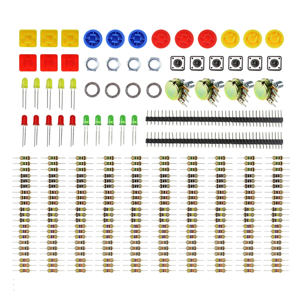Стартовый товар Комплект UNO R3 светодиодный потенциометр тактовый выключатель