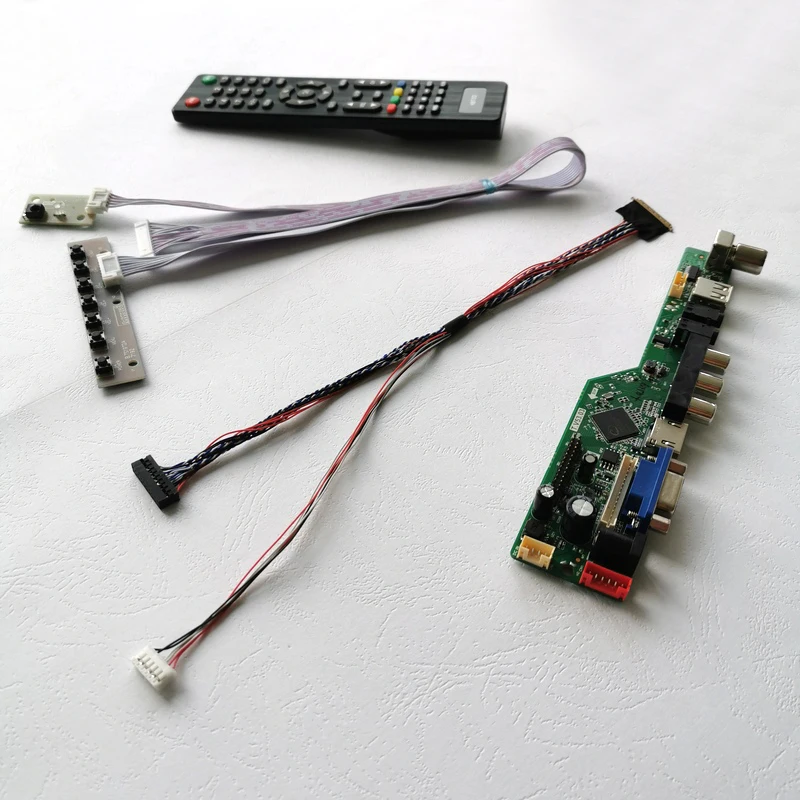 Для LTN160AT06 series аудио VGA USB RF пульт дистанционного управления 1366*768 LVDS 40Pin 16