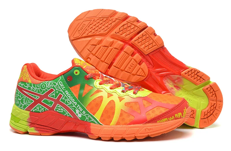 Asics Gel-Noosa TRI9 женская обувь дышащая устойчивая обувь для бега уличная теннисная обувь Hongniu