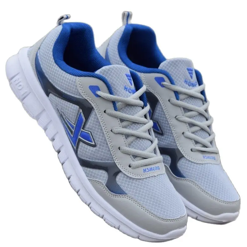 Новинка Мужская повседневная обувь из сетчатого материала на шнуровке Легкие