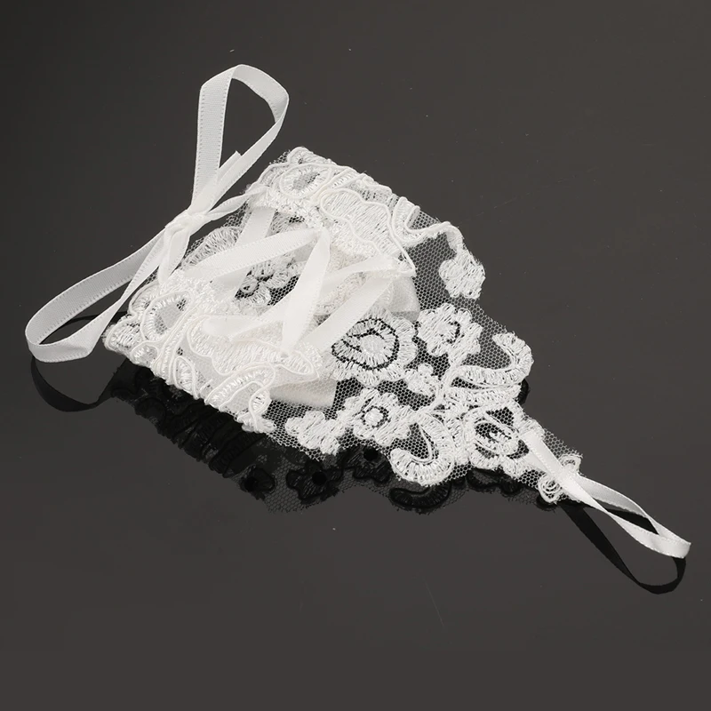 

1 Pair Wedding Gloves Fingerless Inlaid Rhinestone Bowknot Bridal Lace Gloves 13.5CM