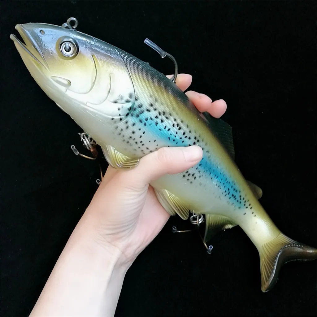 Swolfy 1 шт. 30 см/400 г 20 см/130 большой размер искусственная свимбейт|fishing tackle|sea fishing