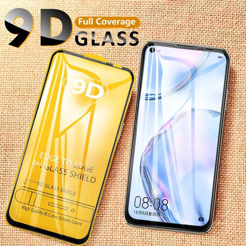 9D закаленное стекло для Huawei Y7p Y6s 2019 Y9s P Smart 2020 Защитная пленка экрана Nova 7i 6 SE P40 Lite