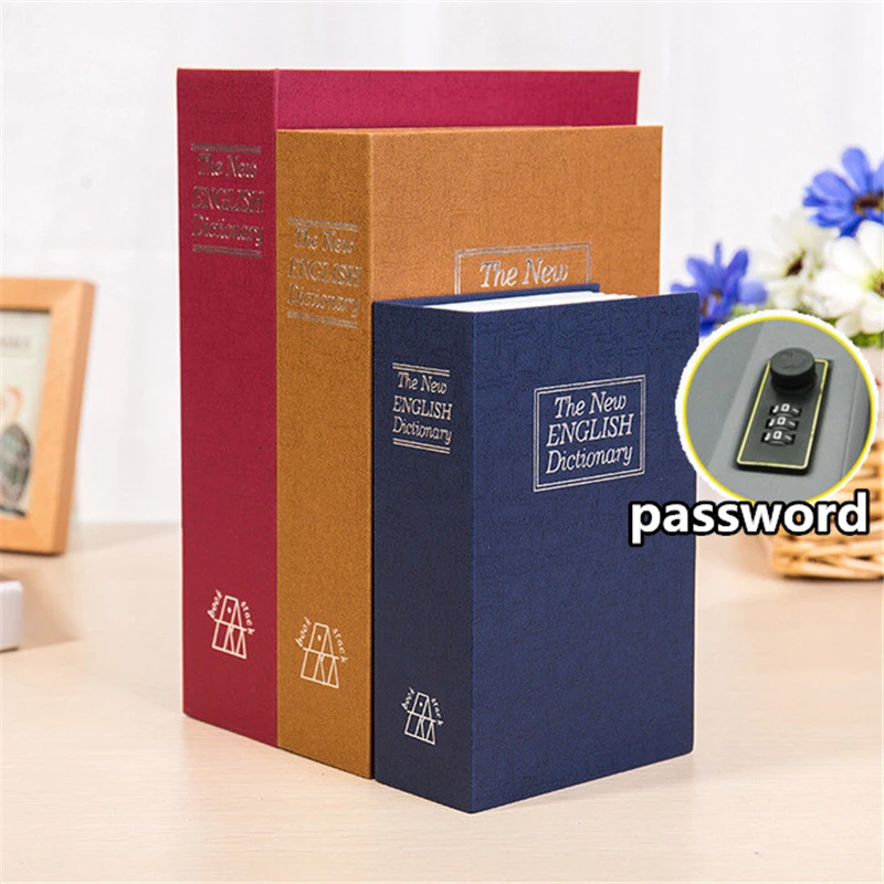 Детский подарок мини Сейф книга скрытой безопасности безопасный ключ замок для