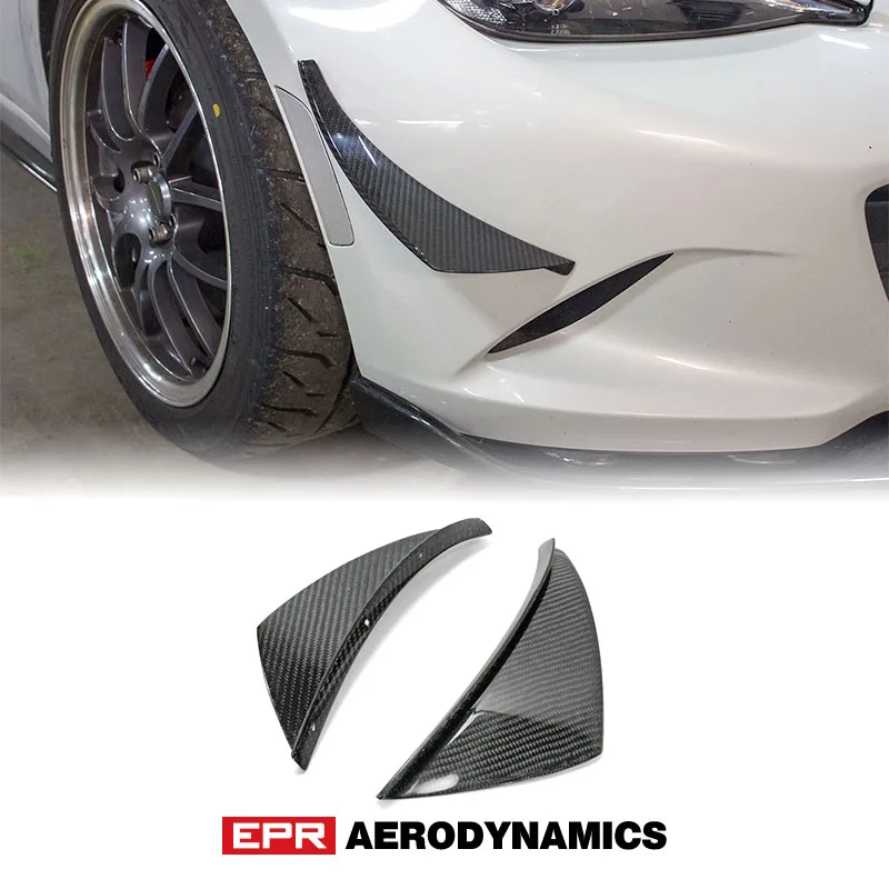 Автомобильные аксессуары MX5 углеродное волокно передний бампер Canard Verus Стиль