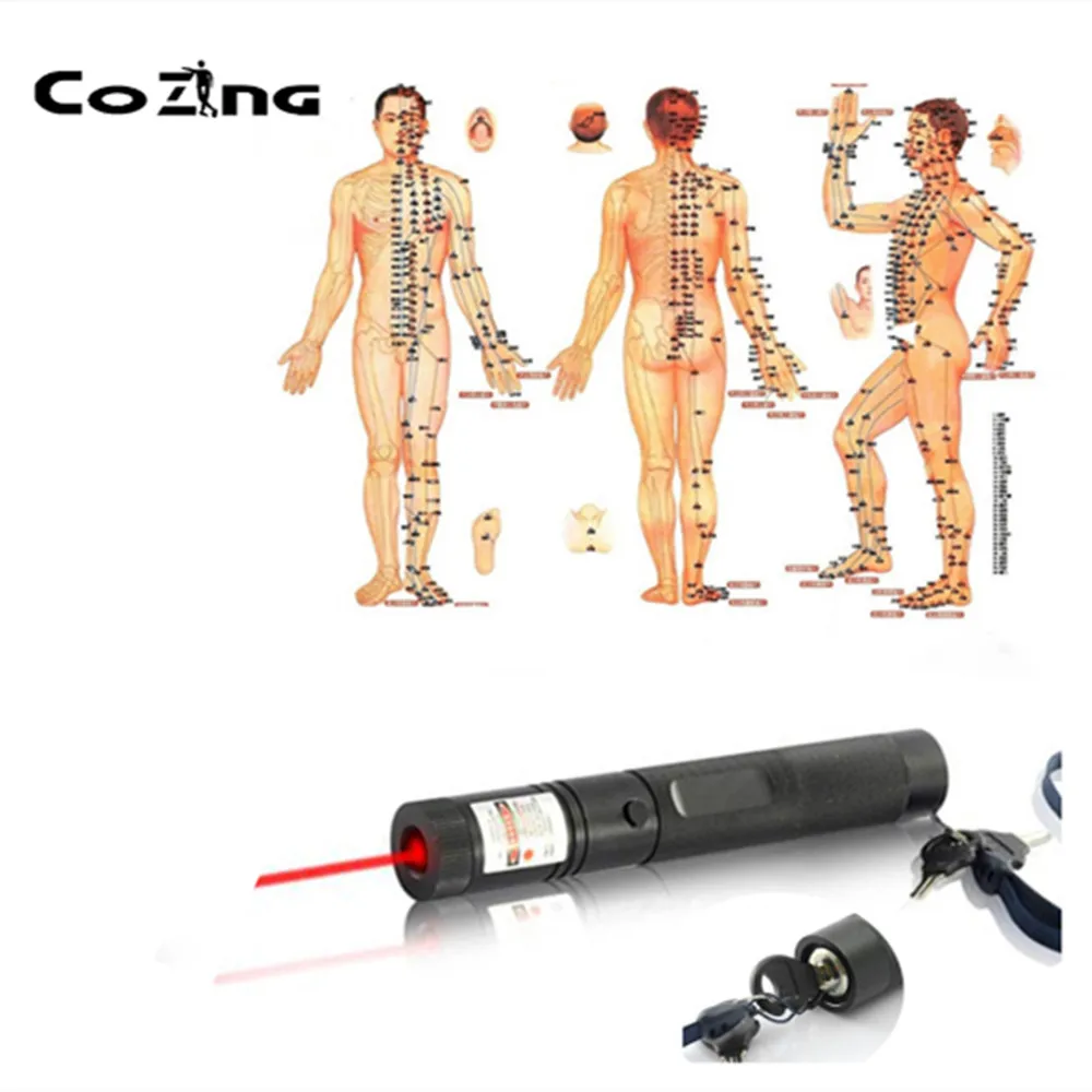 Красная лазерная терапия китайская акупунктурная ручка устройство холодной