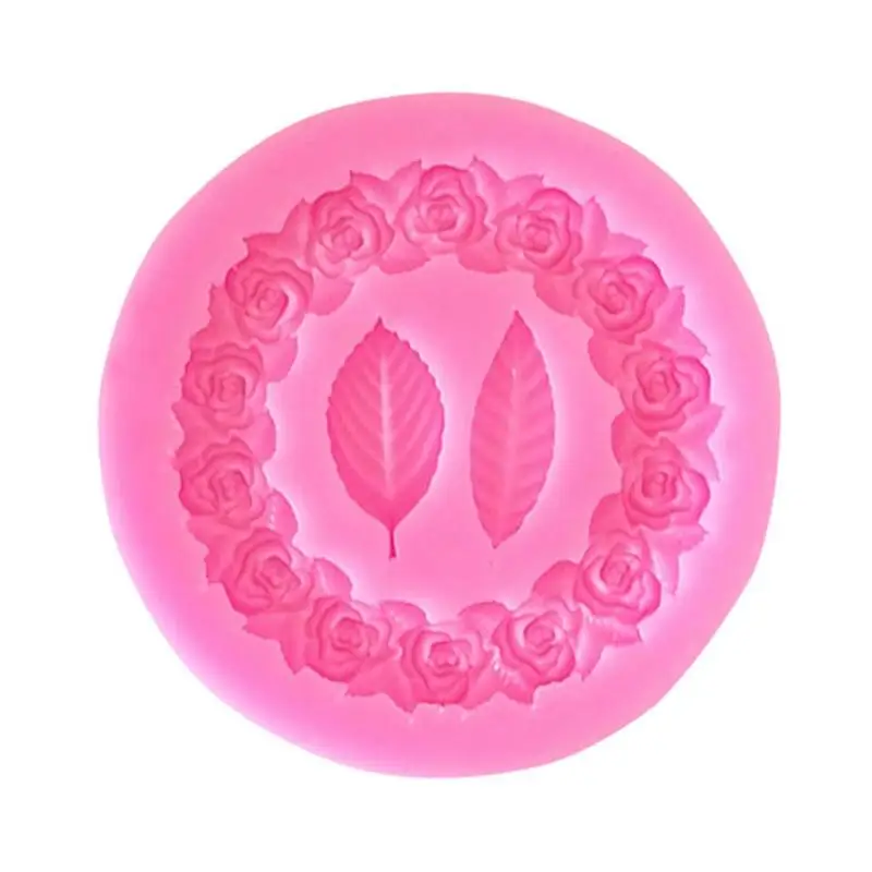 3D форма цветка розы силиконовая для изготовления шоколадного торта украшение