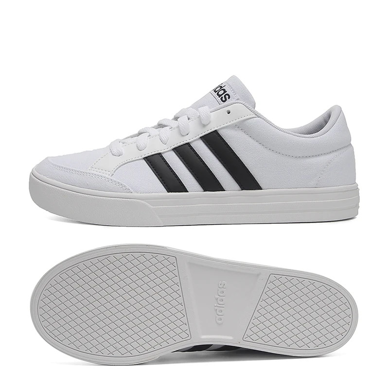 Новинка оригинальные мужские кроссовки Adidas VS SET для скейтбординга|Катание на