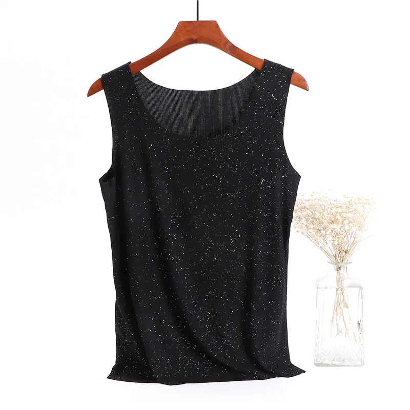 

2021 spring and summer European and beautiful women's camisole Slim-fit sweater new creative XHB2032