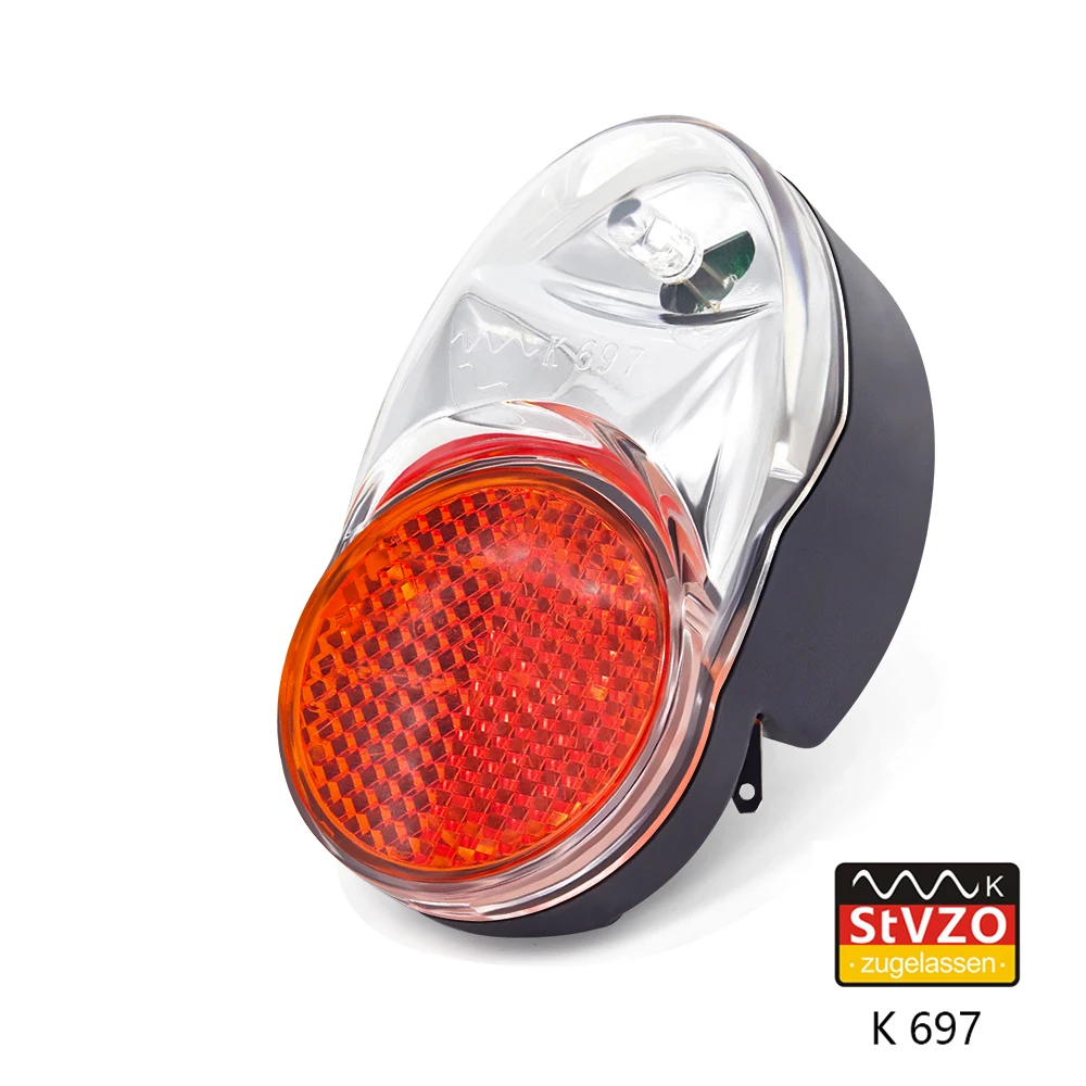 Фонарь Dynamo Light для велосипеда Stvzo утвержден велосипед крыло Свет Вход AC 6 в велосипед динамо задний фонарь K Mark светодиодный задний фонарь для велосипеда